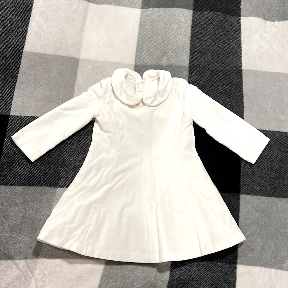 Made in Italy baby girl Christmas dress BeBeBo brand, euro size 70, US size 6-9m